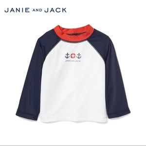 NWT Janie and Jack Swim Shirt Sz. 6-12 months